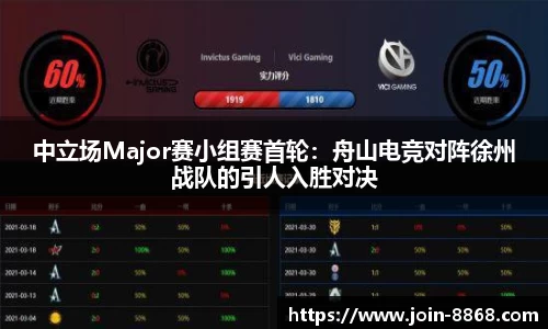 中立场Major赛小组赛首轮：舟山电竞对阵徐州战队的引人入胜对决